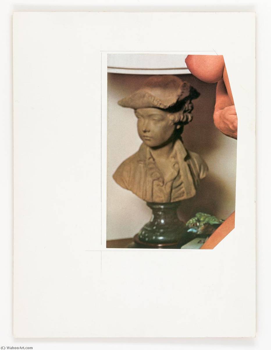 Wikioo.org - The Encyclopedia of Fine Arts - Painting, Artwork by Joseph Cornell - Untitled (unidentified French bust of a boy)