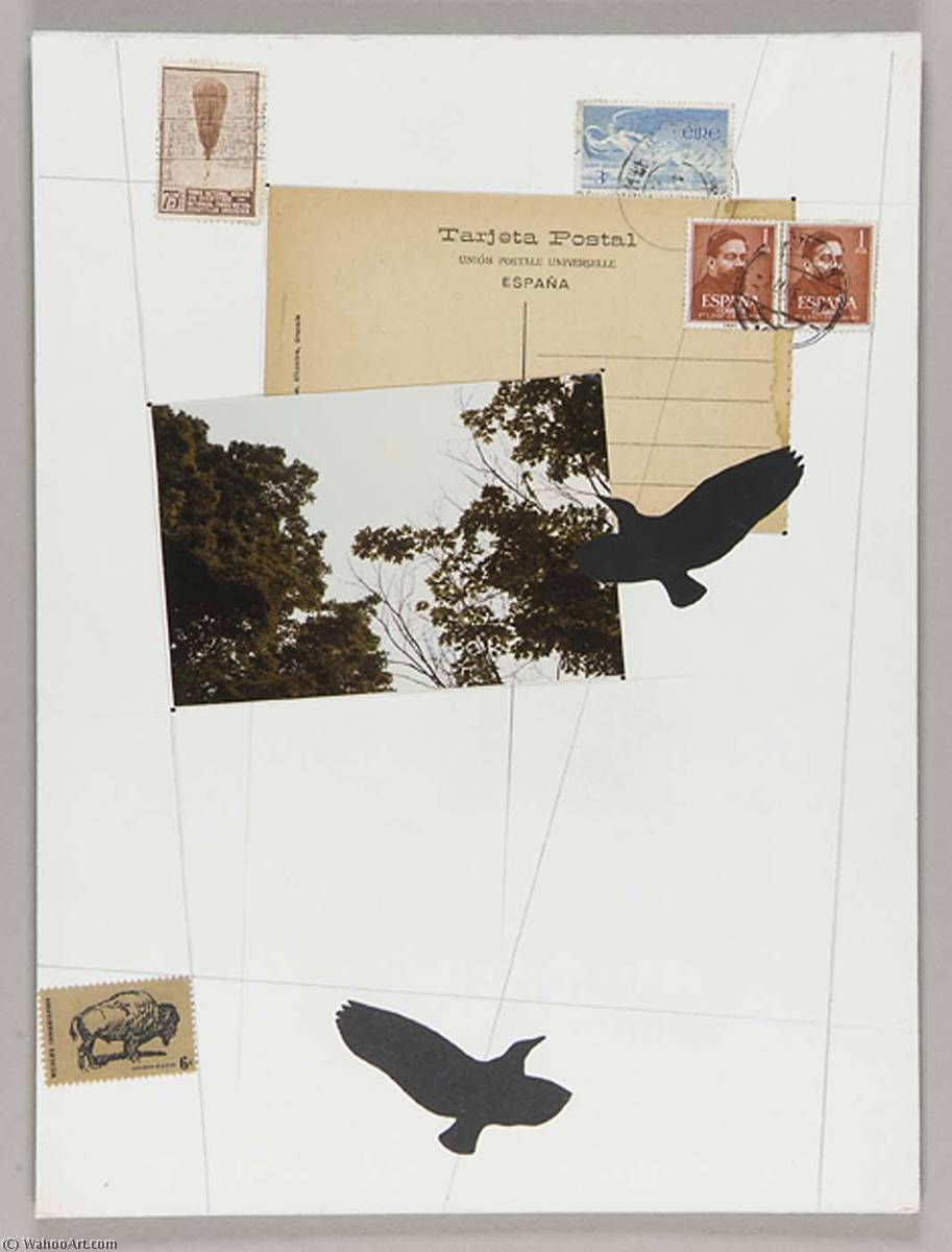WikiOO.org - Encyclopedia of Fine Arts - Lukisan, Artwork Joseph Cornell - Untitled (Spanish postcard, address side)