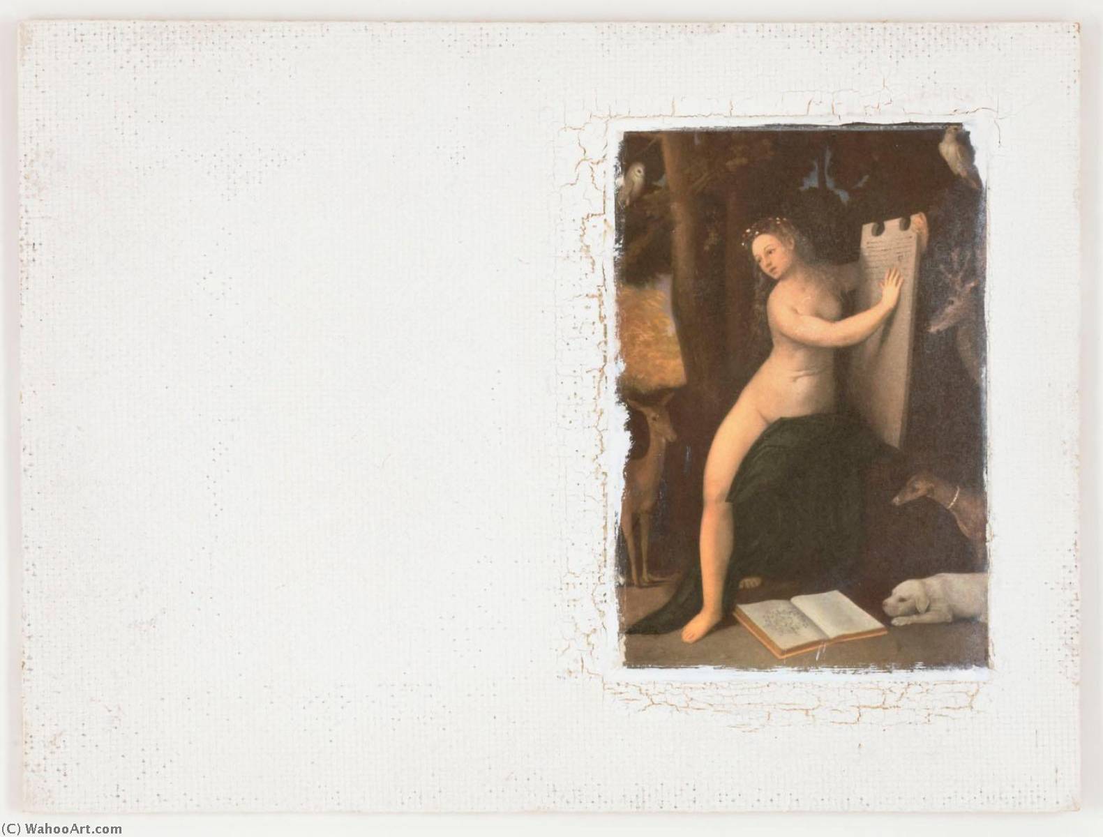 WikiOO.org - Encyclopedia of Fine Arts - Lukisan, Artwork Joseph Cornell - Untitled ( Circe by Dosso Dossi)