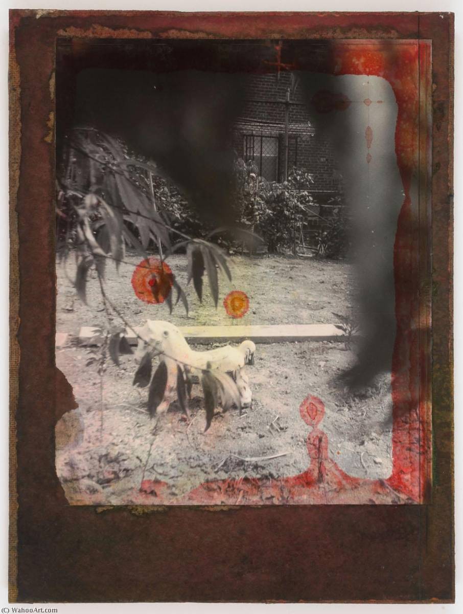 WikiOO.org - Энциклопедия изобразительного искусства - Живопись, Картины  Joseph Cornell - Безымянный игрушка  конь  в  двор