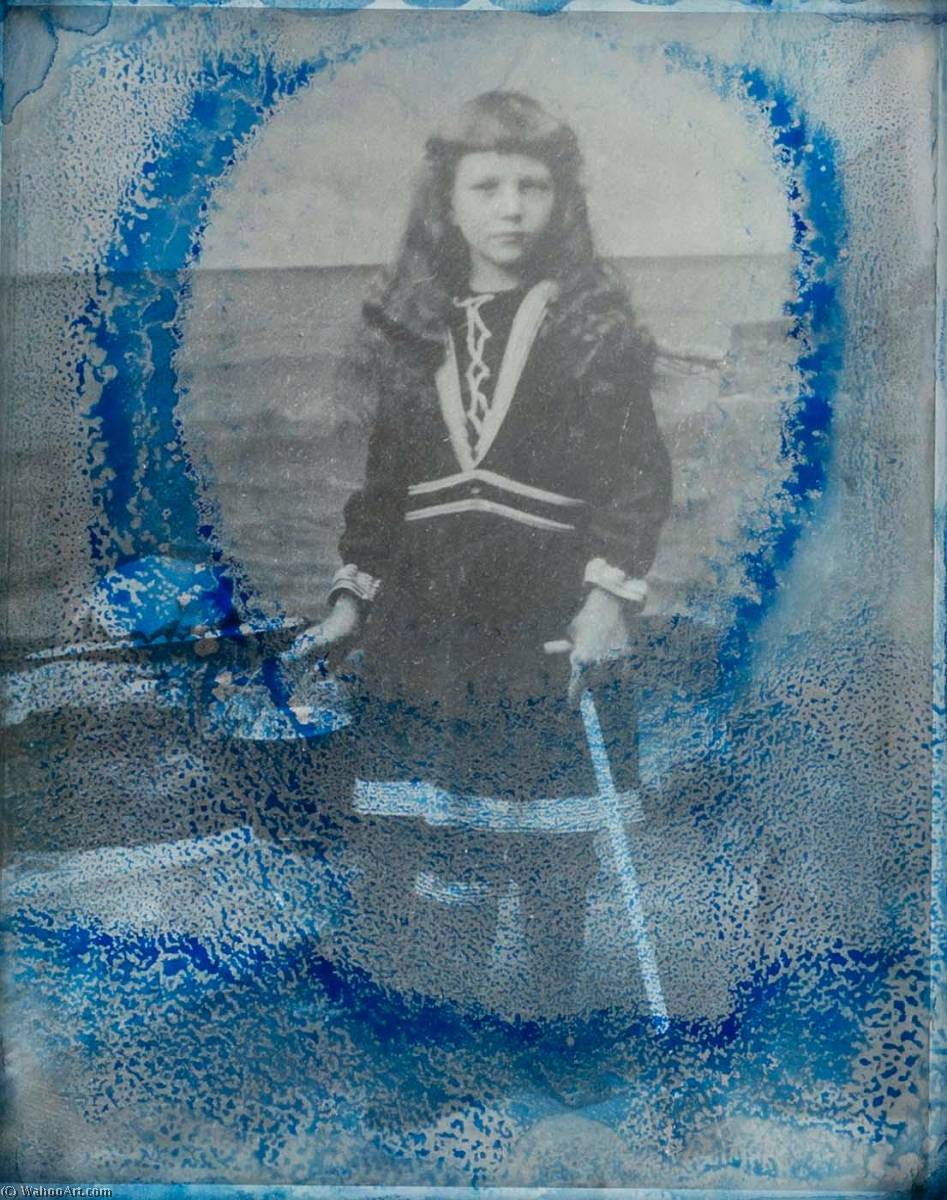 Wikioo.org - The Encyclopedia of Fine Arts - Painting, Artwork by Joseph Cornell - Untitled (Helen Storms Cornell as child)