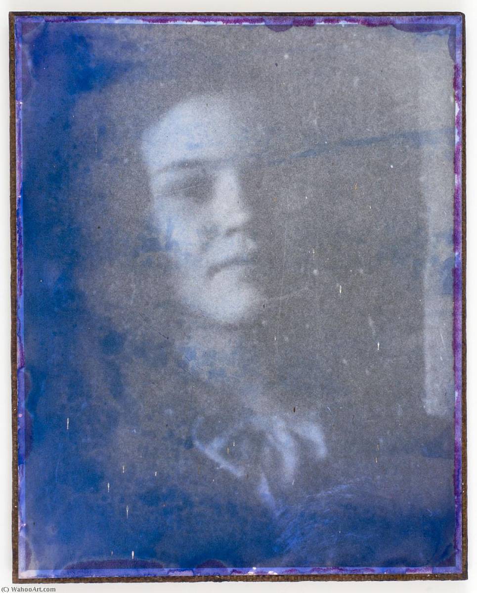 Wikioo.org - The Encyclopedia of Fine Arts - Painting, Artwork by Joseph Cornell - Untitled (Bust length Portrait of a Woman)