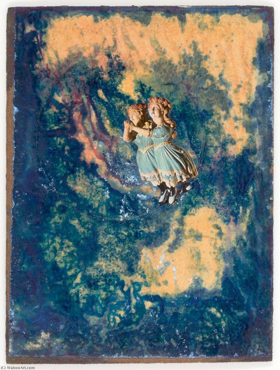 Wikioo.org - The Encyclopedia of Fine Arts - Painting, Artwork by Joseph Cornell - Untitled (two female figureheads)