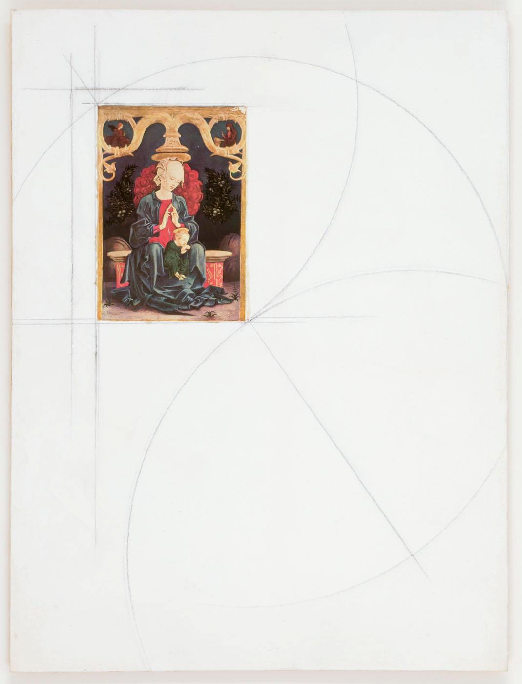 Wikioo.org - The Encyclopedia of Fine Arts - Painting, Artwork by Joseph Cornell - Untitled (Netherlandish Madonna and Child)