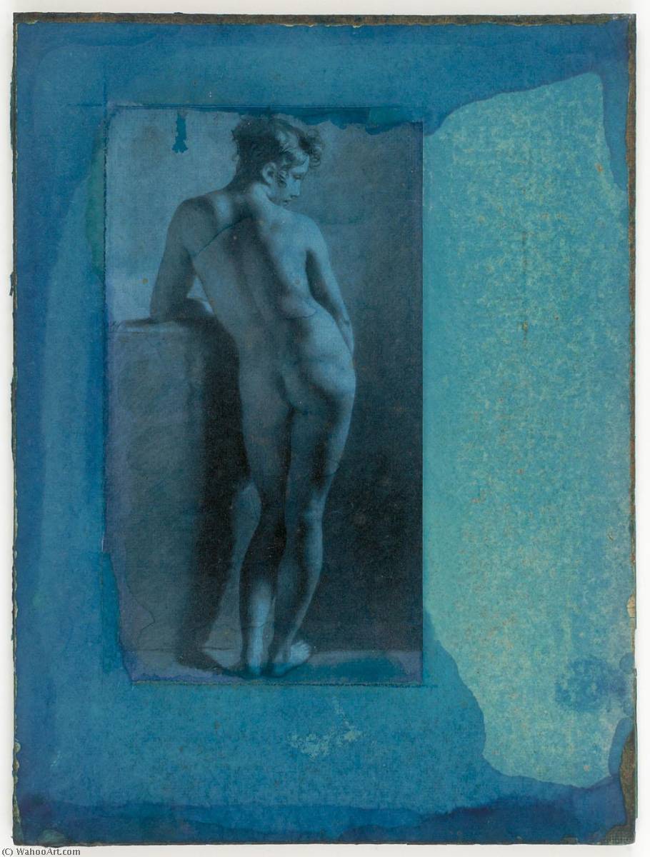 Wikioo.org - The Encyclopedia of Fine Arts - Painting, Artwork by Joseph Cornell - Untitled (drawing of female nude)