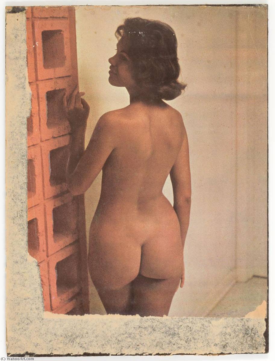 WikiOO.org - Enciklopedija likovnih umjetnosti - Slikarstvo, umjetnička djela Joseph Cornell - Untitled ( La Priere, kneeling female nude)