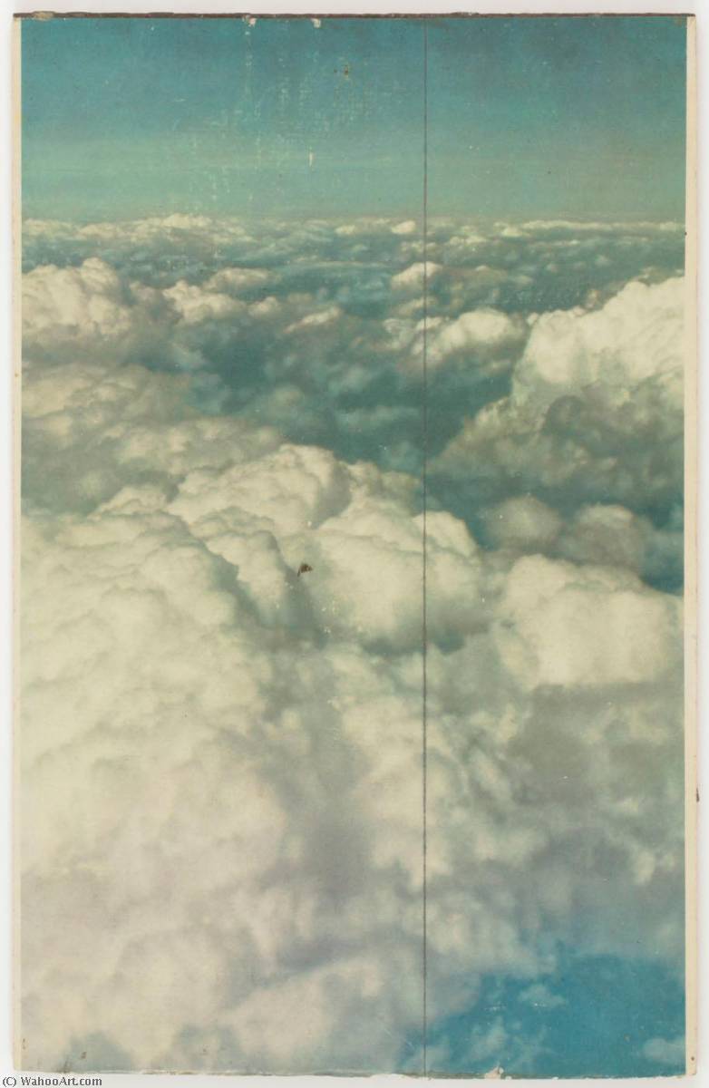 WikiOO.org - Encyclopedia of Fine Arts - Maľba, Artwork Joseph Cornell - Untitled (aerial shot of nimbus clouds and blue sky)