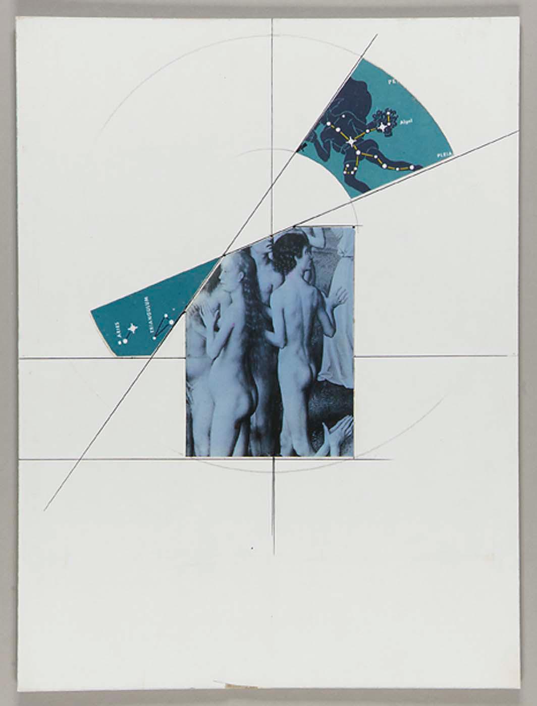 WikiOO.org - Enciklopedija likovnih umjetnosti - Slikarstvo, umjetnička djela Joseph Cornell - Untitled (nudes from Triptych with the Last Judgement by Hans Memling)