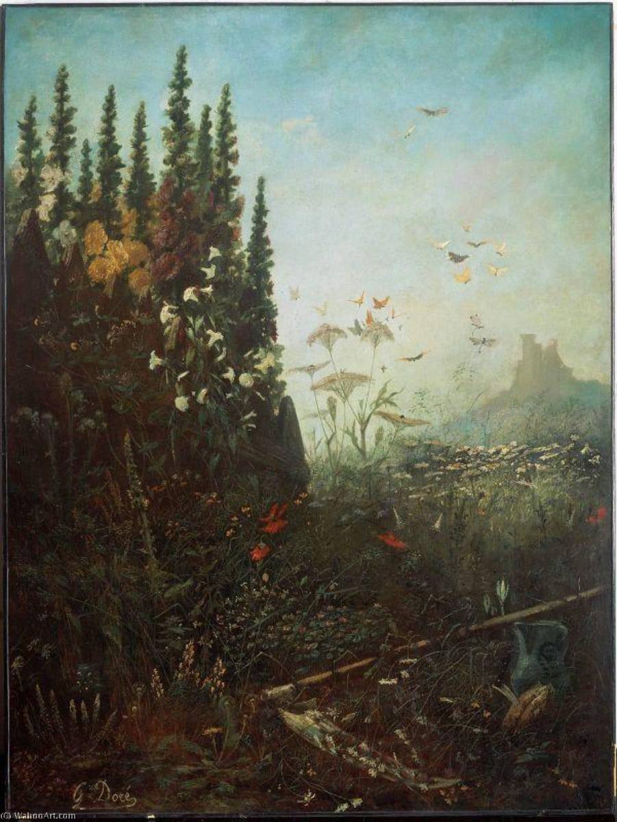 WikiOO.org - Encyclopedia of Fine Arts - Maľba, Artwork Paul Gustave Doré - Summer