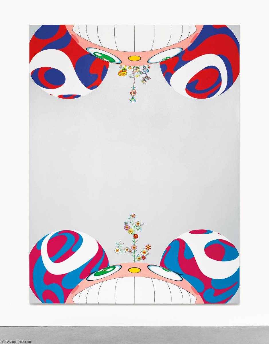 Wikioo.org - The Encyclopedia of Fine Arts - Painting, Artwork by Takashi Murakami - Flowers Have Bloomed
