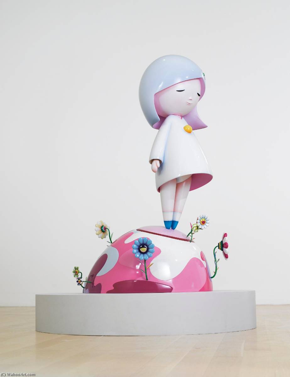 Wikioo.org - The Encyclopedia of Fine Arts - Painting, Artwork by Takashi Murakami - Jellyfish Eyes Saki