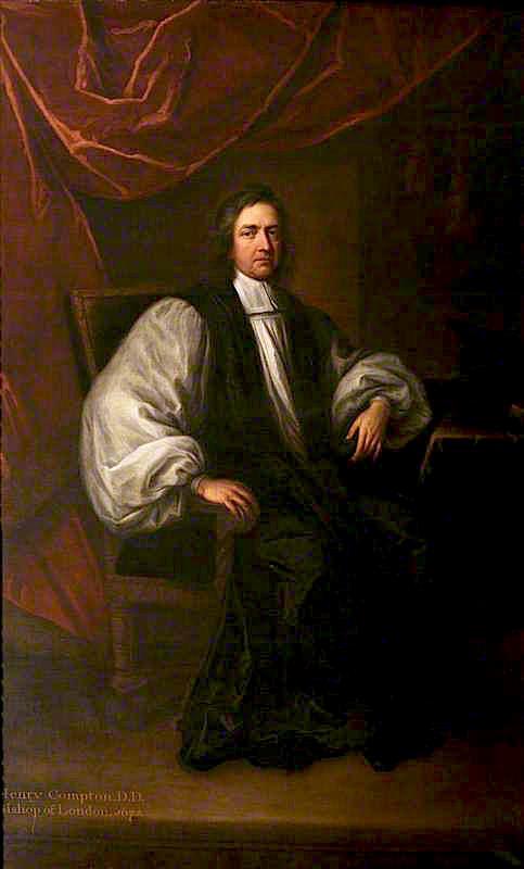 Wikioo.org - The Encyclopedia of Fine Arts - Painting, Artwork by Godfrey Kneller - Henry Compton, Bishop of London