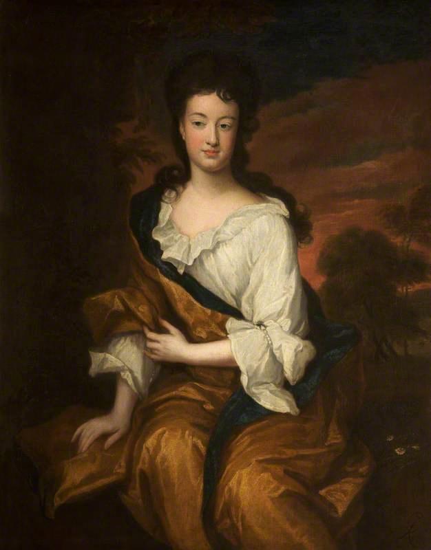 Wikioo.org - The Encyclopedia of Fine Arts - Painting, Artwork by Godfrey Kneller - Frances Legh of Bruch