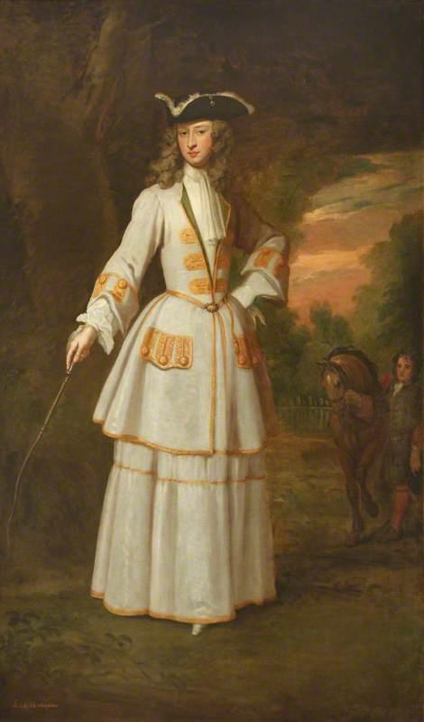 WikiOO.org - 백과 사전 - 회화, 삽화 Godfrey Kneller - Lady Henrietta Cavendish, Viscountess Huntingtower