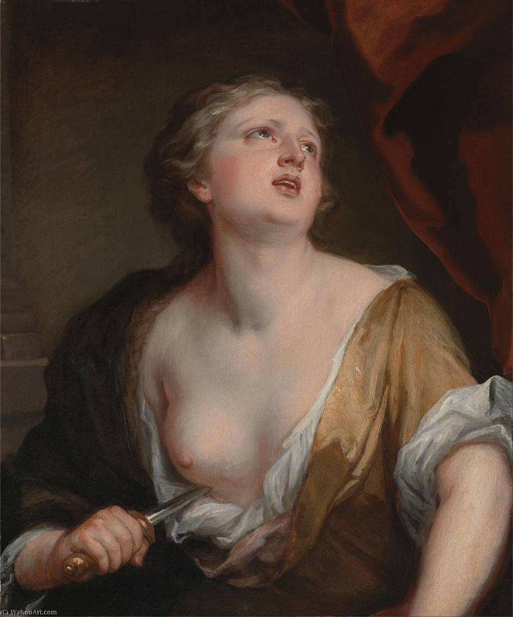 Wikioo.org - The Encyclopedia of Fine Arts - Painting, Artwork by Godfrey Kneller - Lucretia