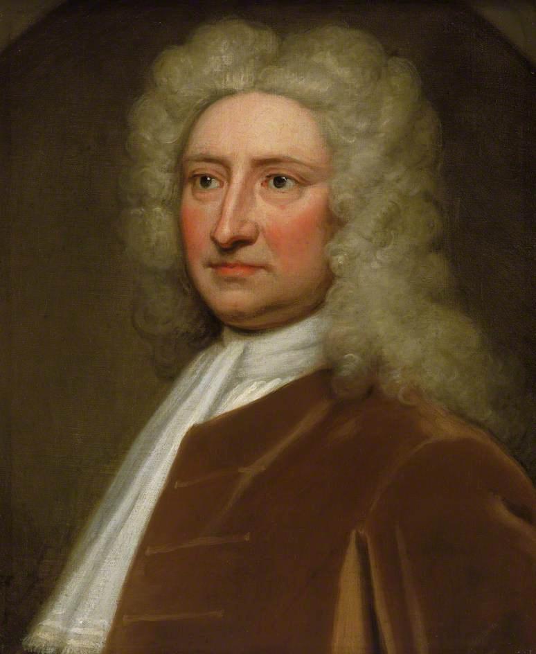 Wikioo.org - The Encyclopedia of Fine Arts - Painting, Artwork by Godfrey Kneller - Edmond Halley, Astronomer Royal