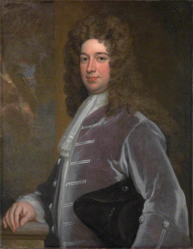 WikiOO.org - Enciklopedija dailės - Tapyba, meno kuriniai Godfrey Kneller - Evelyn Pierrepont, 1st Duke of Kingston