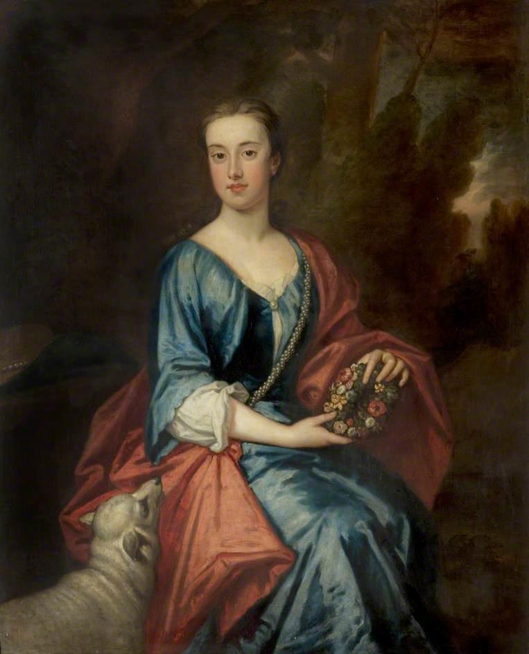 Wikioo.org - The Encyclopedia of Fine Arts - Painting, Artwork by Godfrey Kneller - Lady Jane Jackson