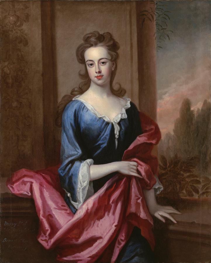 Wikioo.org - The Encyclopedia of Fine Arts - Painting, Artwork by Godfrey Kneller - Mary Calverley, Lady Sherard