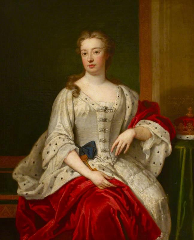 Wikioo.org - The Encyclopedia of Fine Arts - Painting, Artwork by Godfrey Kneller - Lady Elizabeth Percy, Duchess of Somerset