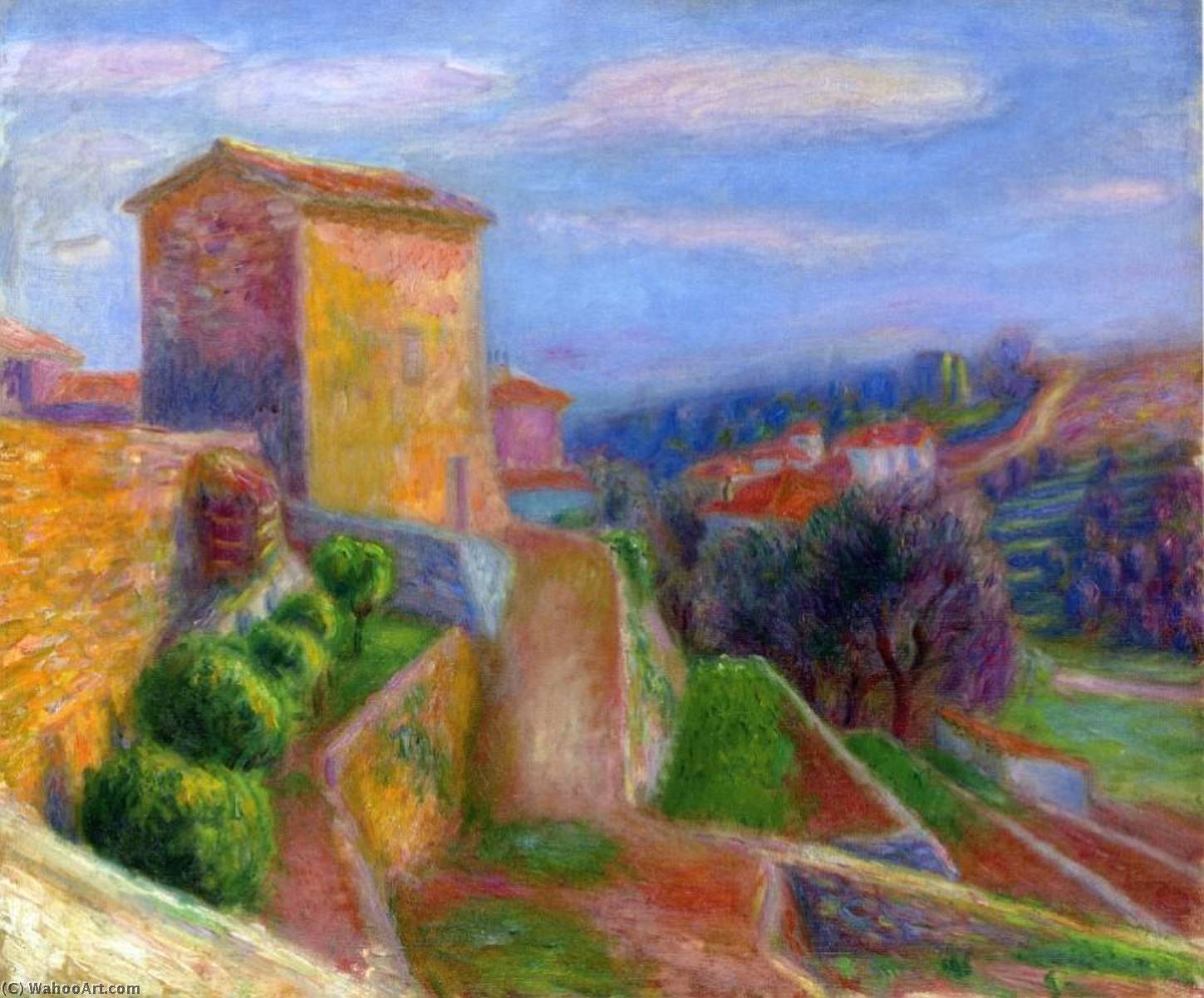 WikiOO.org - Encyclopedia of Fine Arts - Maleri, Artwork William James Glackens - Midi Terrace