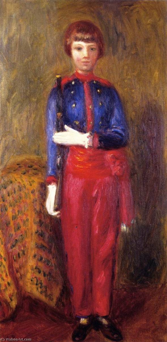 Wikioo.org - The Encyclopedia of Fine Arts - Painting, Artwork by William James Glackens - Lenna as Toy Soldier