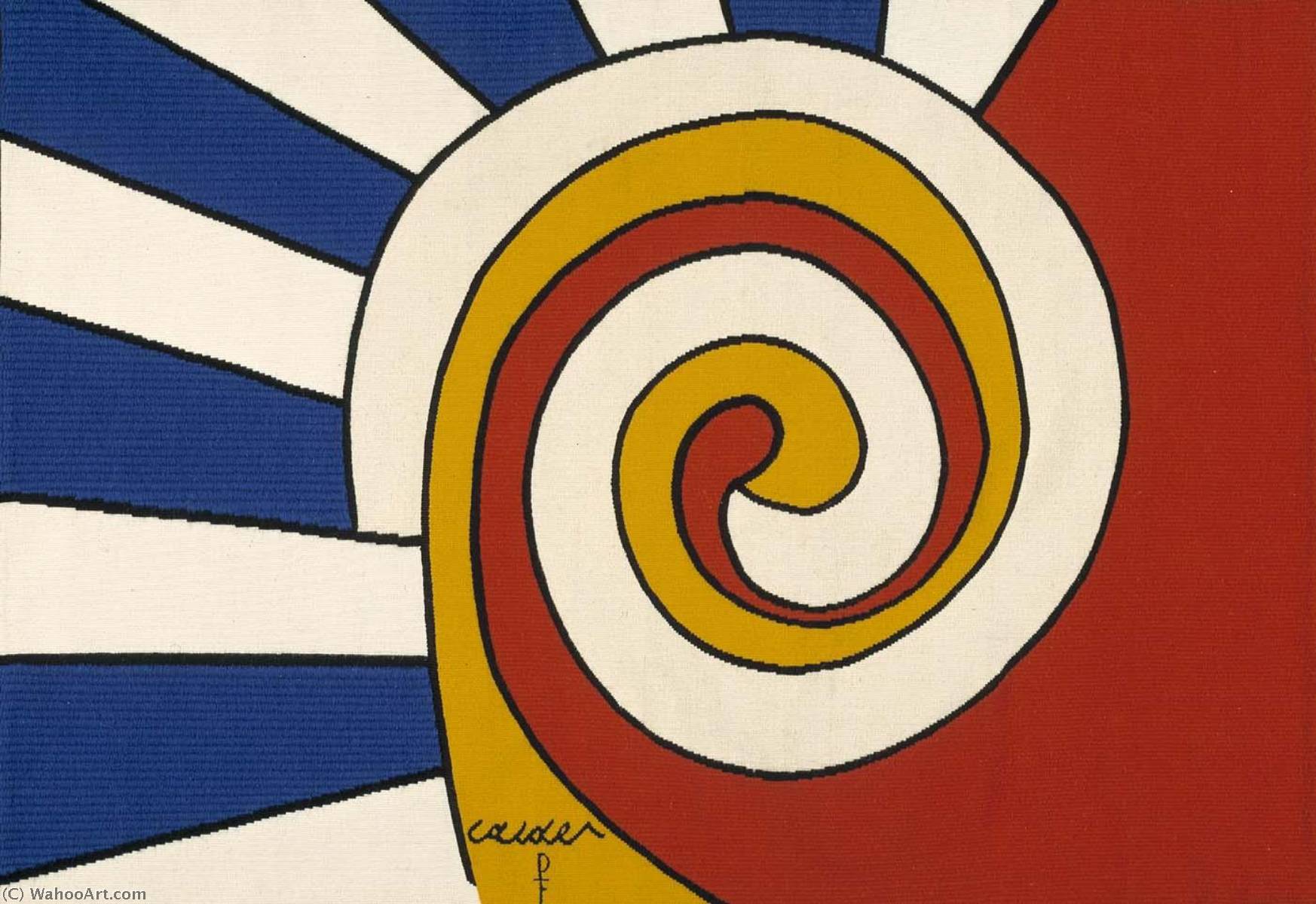 Wikioo.org - The Encyclopedia of Fine Arts - Painting, Artwork by Alexander Milne Calder - Trois Spirales