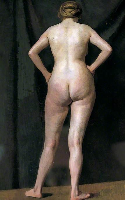Wikioo.org - สารานุกรมวิจิตรศิลป์ - จิตรกรรม Dora De Houghton Carrington - Female Figure Standing