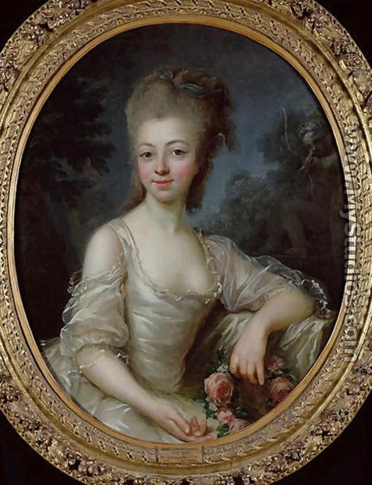 Wikioo.org - The Encyclopedia of Fine Arts - Painting, Artwork by Elisabeth-Louise Vigée-Lebrun - Mme de Bonneuil