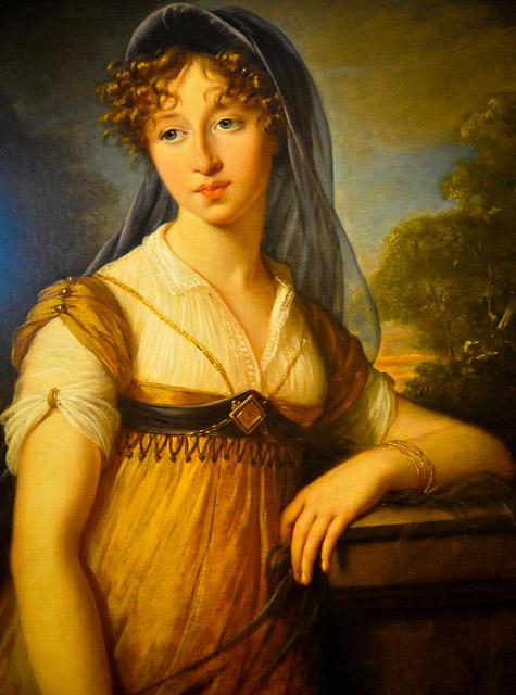 WikiOO.org - Encyclopedia of Fine Arts - Maleri, Artwork Elisabeth-Louise Vigée-Lebrun - Madame Thérèse Vestris