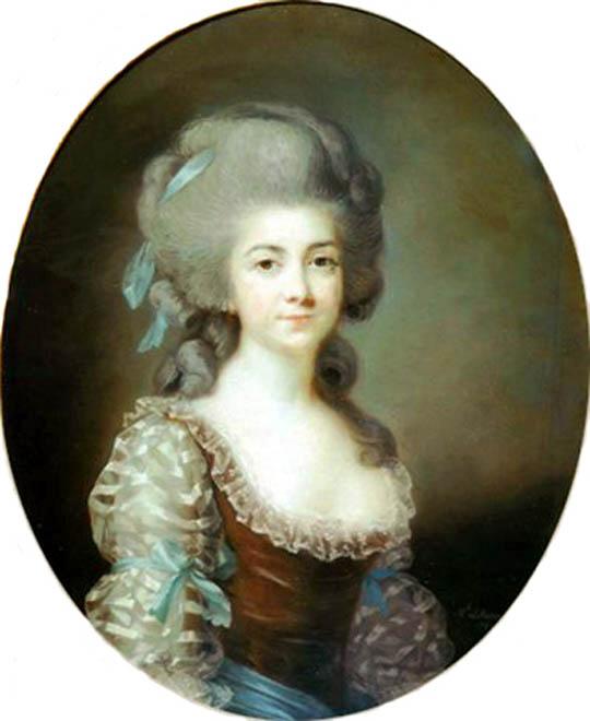 WikiOO.org - Енциклопедия за изящни изкуства - Живопис, Произведения на изкуството Elisabeth-Louise Vigée-Lebrun - Madame de Saint Huberty