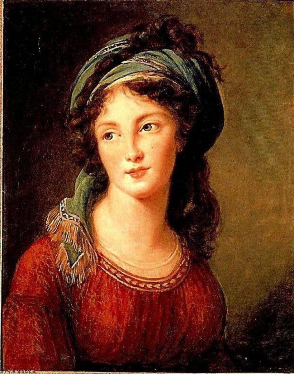Wikioo.org - The Encyclopedia of Fine Arts - Painting, Artwork by Elisabeth-Louise Vigée-Lebrun - La duchesse de Guiche