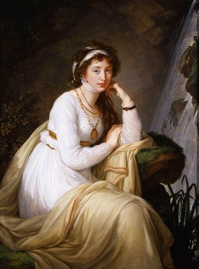 WikiOO.org - Encyclopedia of Fine Arts - Maalaus, taideteos Elisabeth-Louise Vigée-Lebrun - Portrait of Princess Anna Ivanonva Bariatinsky