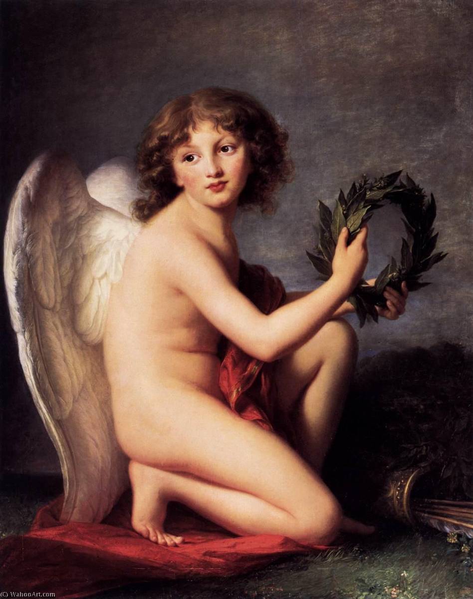 WikiOO.org - Encyclopedia of Fine Arts - Maleri, Artwork Elisabeth-Louise Vigée-Lebrun - Prince Heinrich Lubomirski as the Genius of Fame