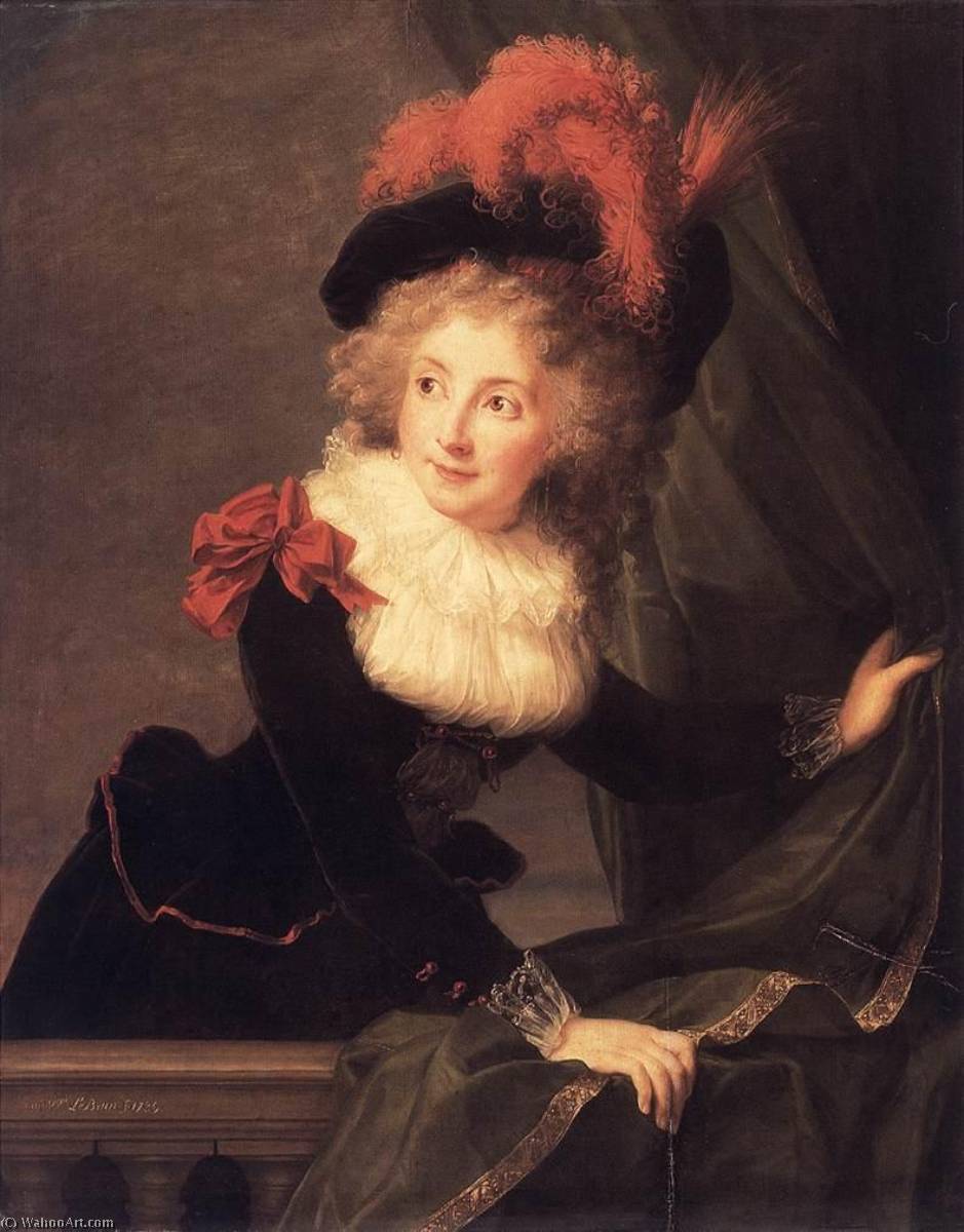 WikiOO.org - Encyclopedia of Fine Arts - Maalaus, taideteos Elisabeth-Louise Vigée-Lebrun - Madame Perregaux