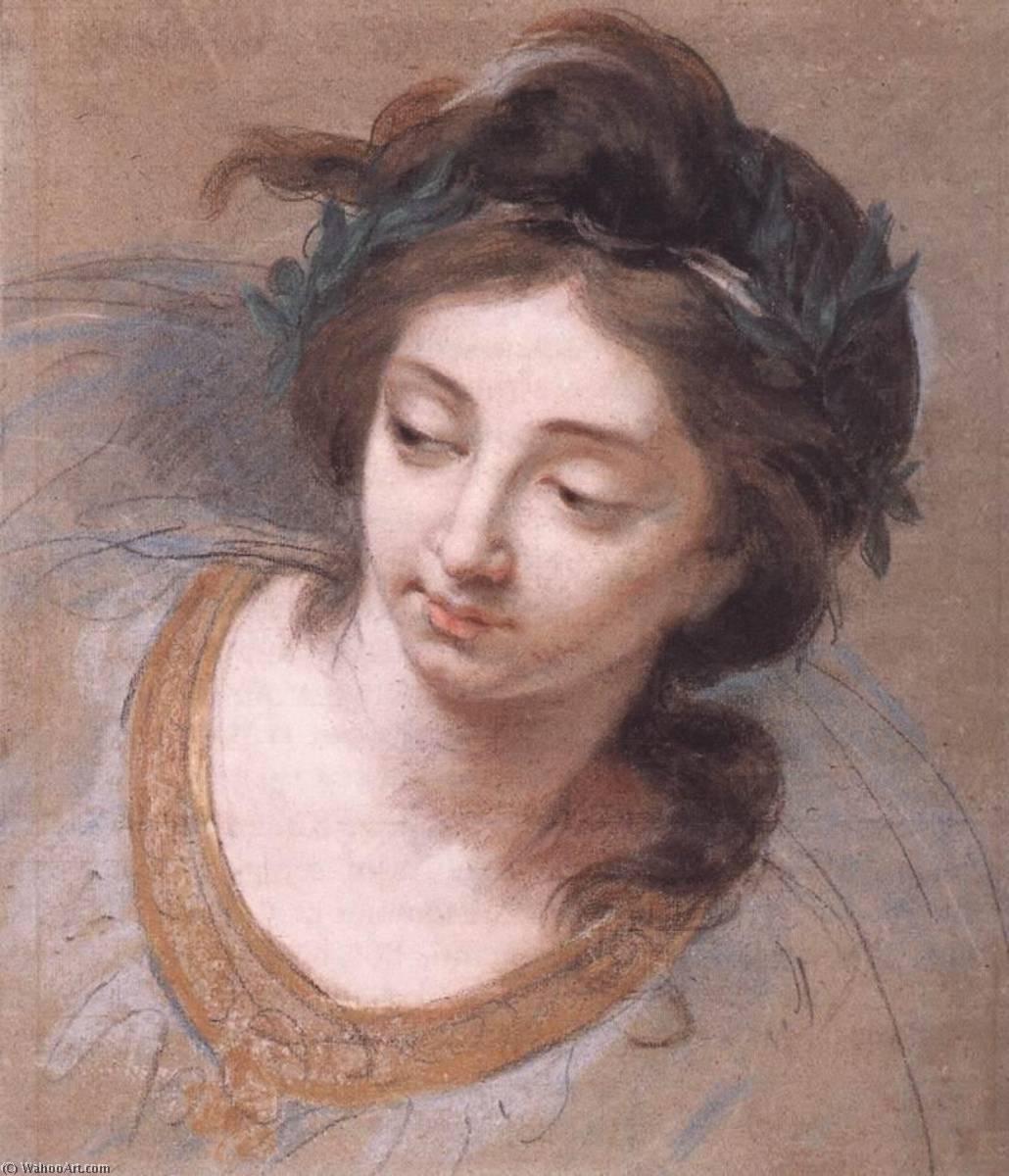 Wikioo.org - The Encyclopedia of Fine Arts - Painting, Artwork by Elisabeth-Louise Vigée-Lebrun - Woman's Head