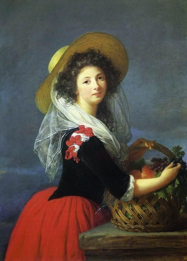 Wikioo.org - The Encyclopedia of Fine Arts - Painting, Artwork by Elisabeth-Louise Vigée-Lebrun - The Duchess of Caderousse