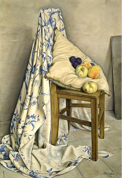 Wikioo.org - The Encyclopedia of Fine Arts - Painting, Artwork by François Emile Barraud - Jouy Cloth