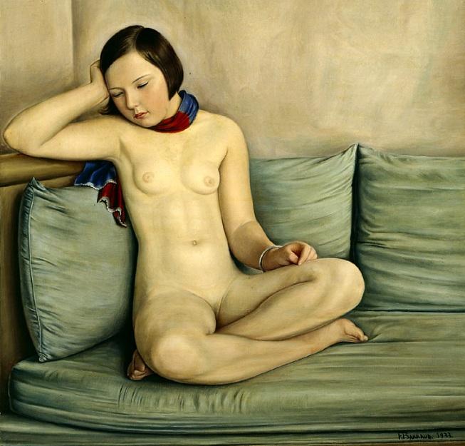 WikiOO.org - Encyclopedia of Fine Arts - Maleri, Artwork François Emile Barraud - Empty Dreams