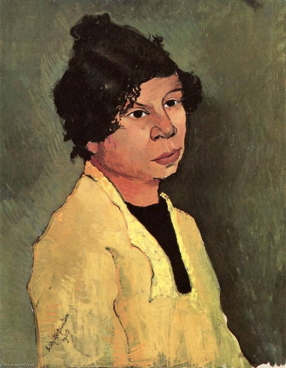 WikiOO.org - Encyclopedia of Fine Arts - Maalaus, taideteos Felix Nussbaum - Gypsy Woman