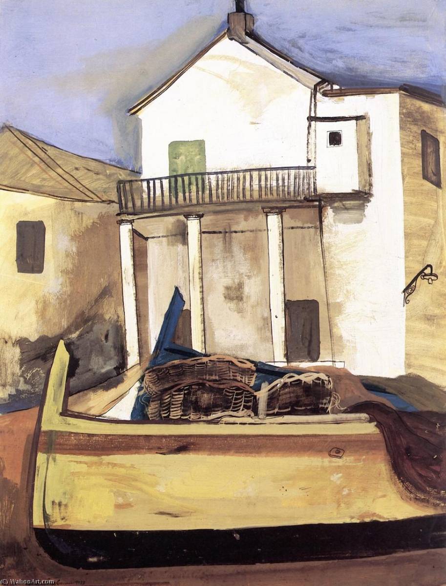 Wikioo.org - Bách khoa toàn thư về mỹ thuật - Vẽ tranh, Tác phẩm nghệ thuật Felix Nussbaum - Fisherman's House