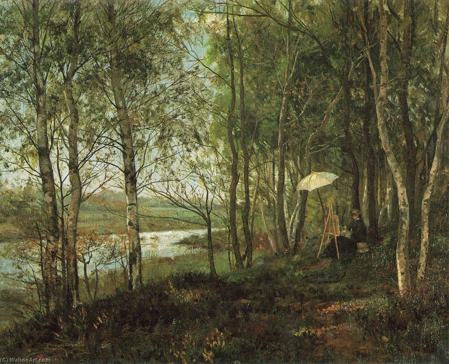 Wikioo.org - The Encyclopedia of Fine Arts - Painting, Artwork by Harriet Backer - Landscape in Cernay la Ville