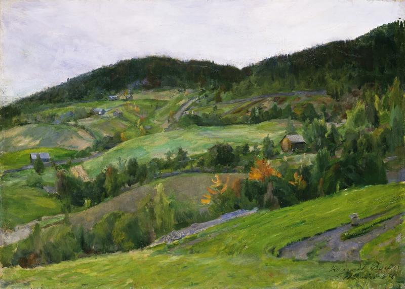 Wikioo.org - The Encyclopedia of Fine Arts - Painting, Artwork by Harriet Backer - Landscape from Ulvin
