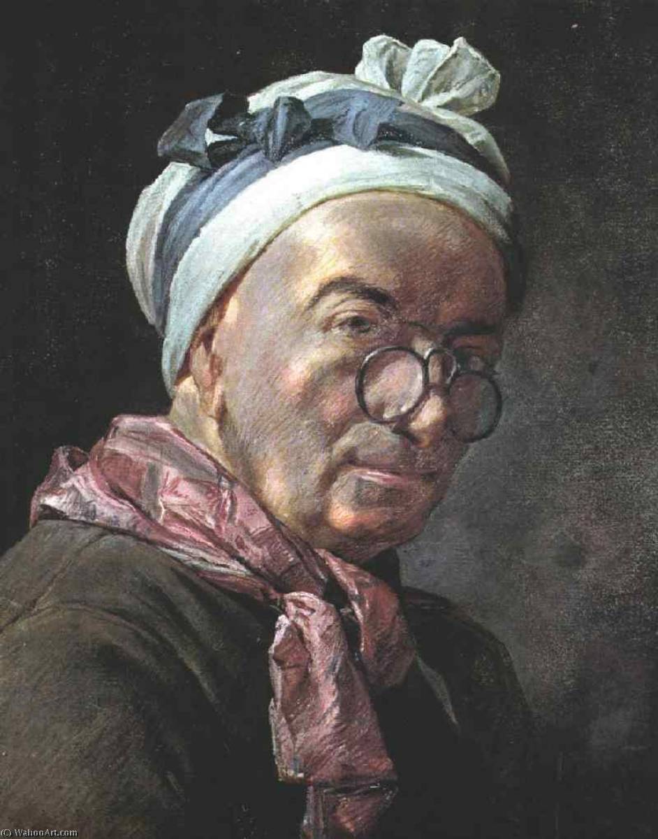 Wikioo.org – L'Enciclopedia delle Belle Arti - Pittura, Opere di Jean-Baptiste Simeon Chardin - autoritratto