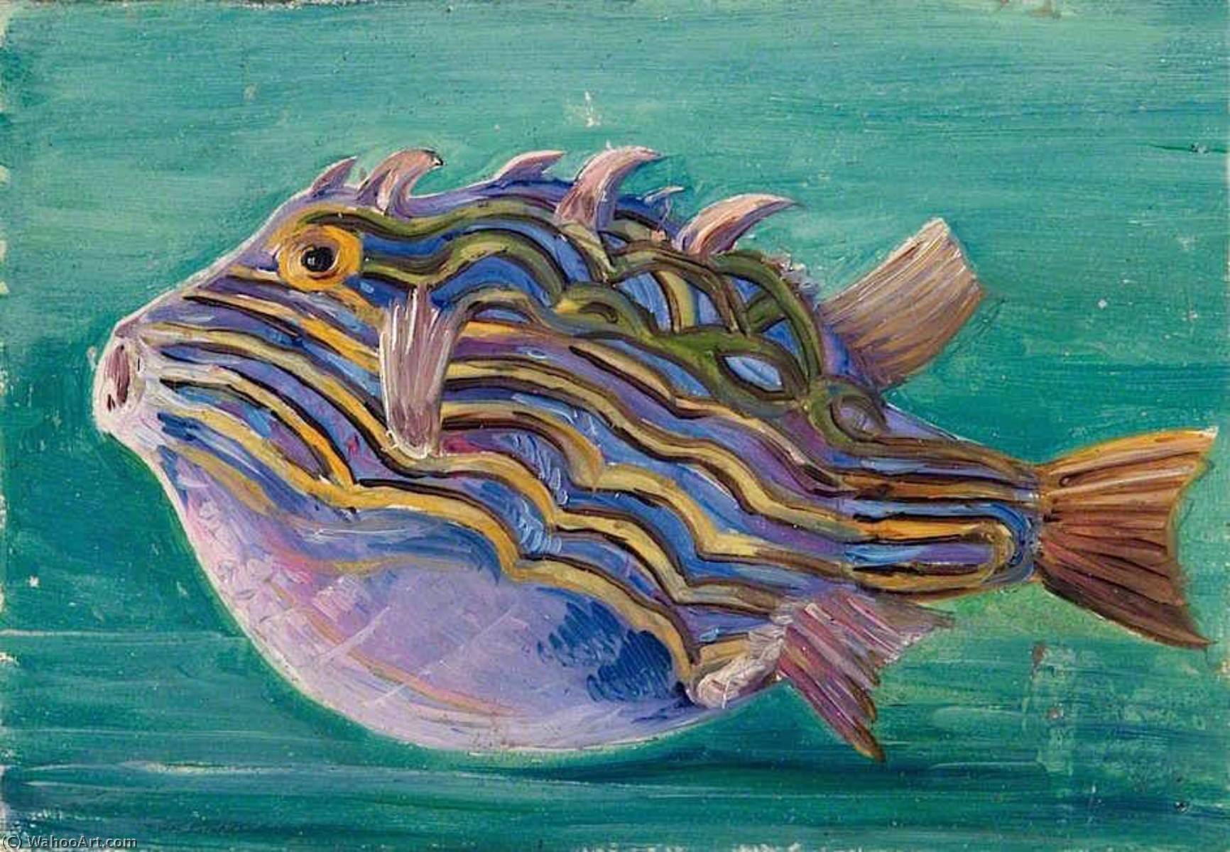 Wikioo.org - สารานุกรมวิจิตรศิลป์ - จิตรกรรม Marianne North - Exotic Fish