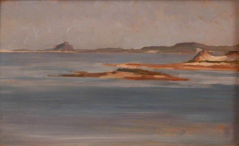 WikiOO.org - Enciclopedia of Fine Arts - Pictura, lucrări de artă Lord Frederic Leighton - Holy Island, Northumberland