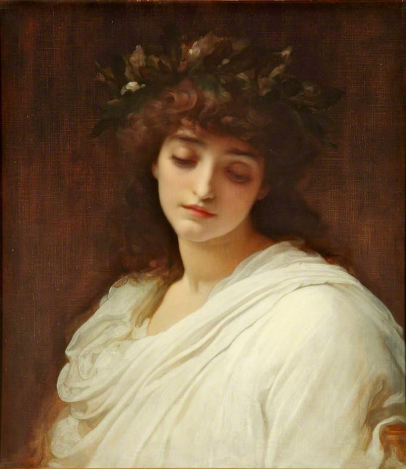 Wikioo.org - The Encyclopedia of Fine Arts - Painting, Artwork by Lord Frederic Leighton - An Elegy