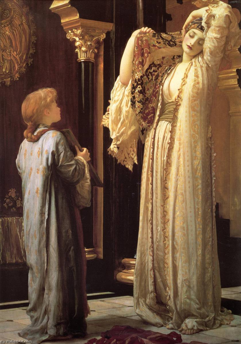 Wikioo.org - The Encyclopedia of Fine Arts - Painting, Artwork by Lord Frederic Leighton - Light of the Harem