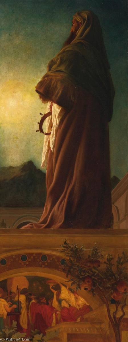 WikiOO.org - Encyclopedia of Fine Arts - Maleri, Artwork Lord Frederic Leighton - The Star of Bethlehem