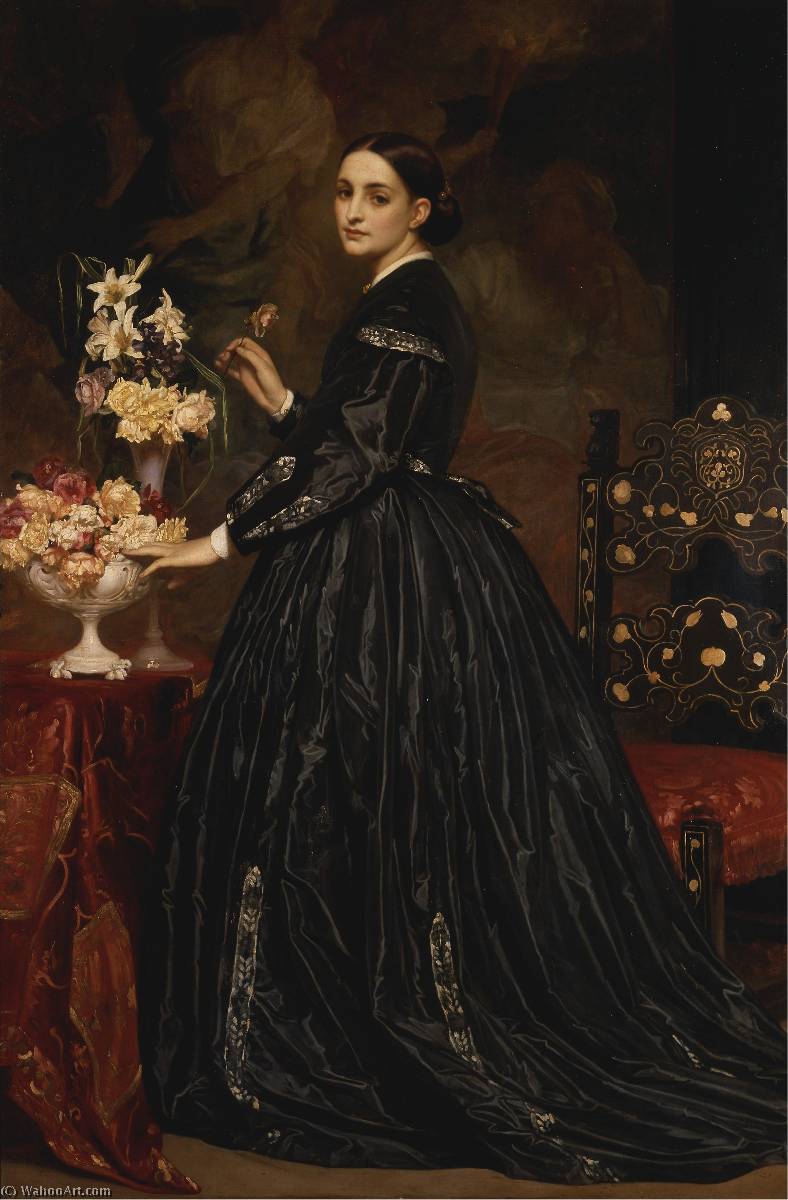 WikiOO.org - Encyclopedia of Fine Arts - Målning, konstverk Lord Frederic Leighton - Mrs. James Guthrie